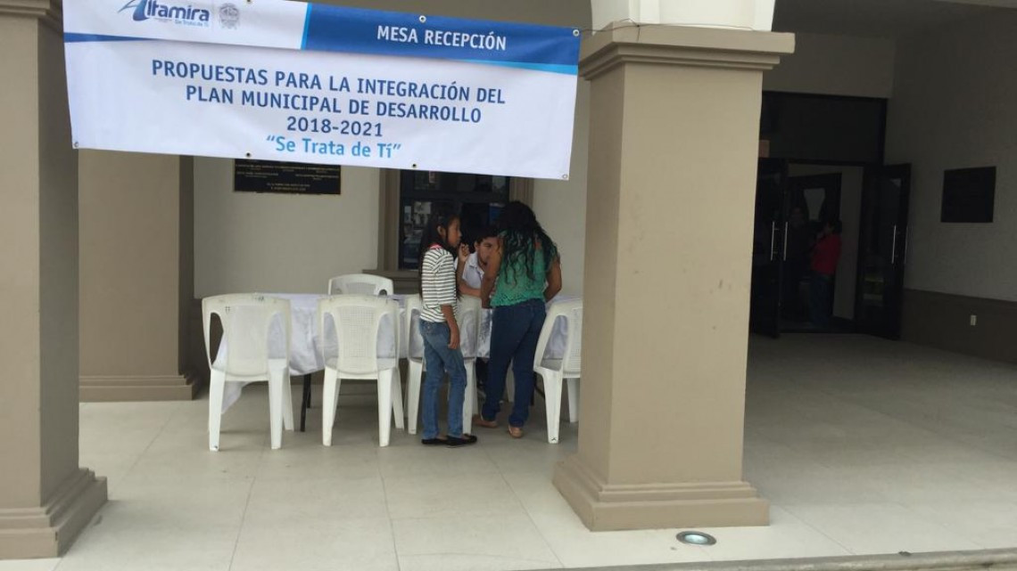 Realizan encuestas para integrar el Plan Municipal de desarrollo 2018-2021