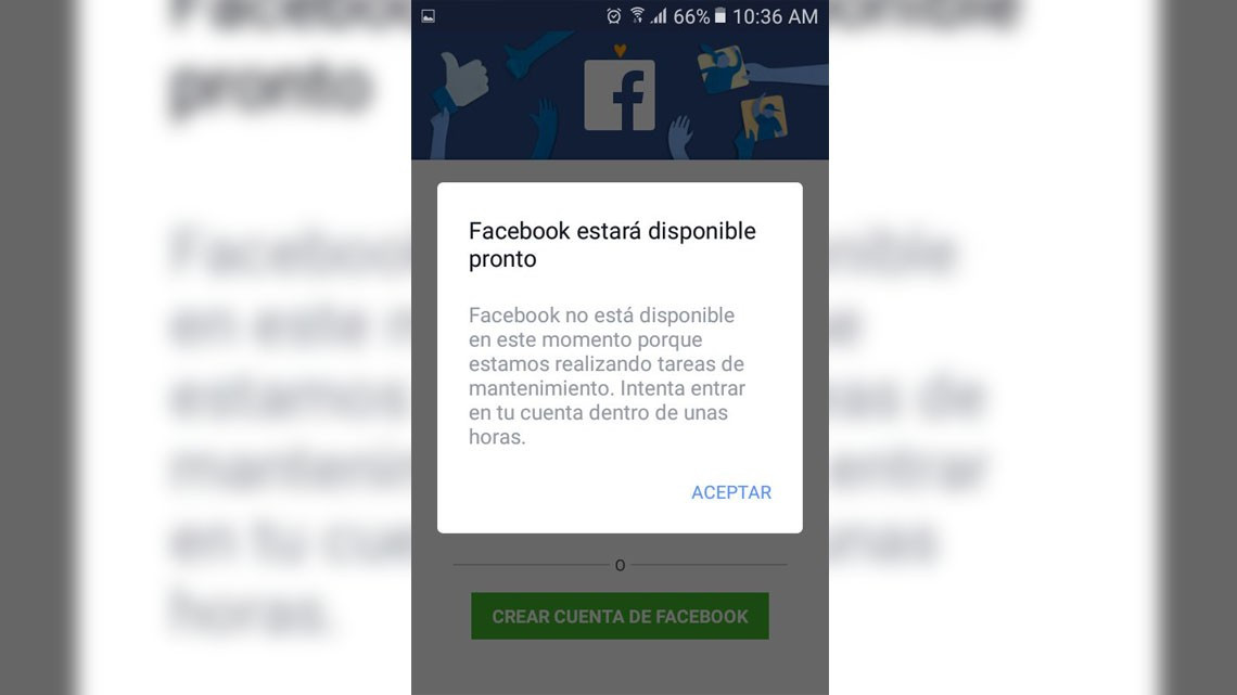 Reportan usuarios falla de Facebook en ciudades de Estados Unidos, México Europa y Sudamérica  