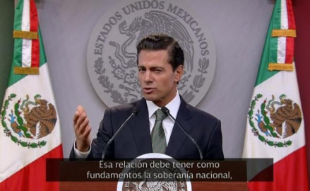 Manda EPN mensaje a la nación 
