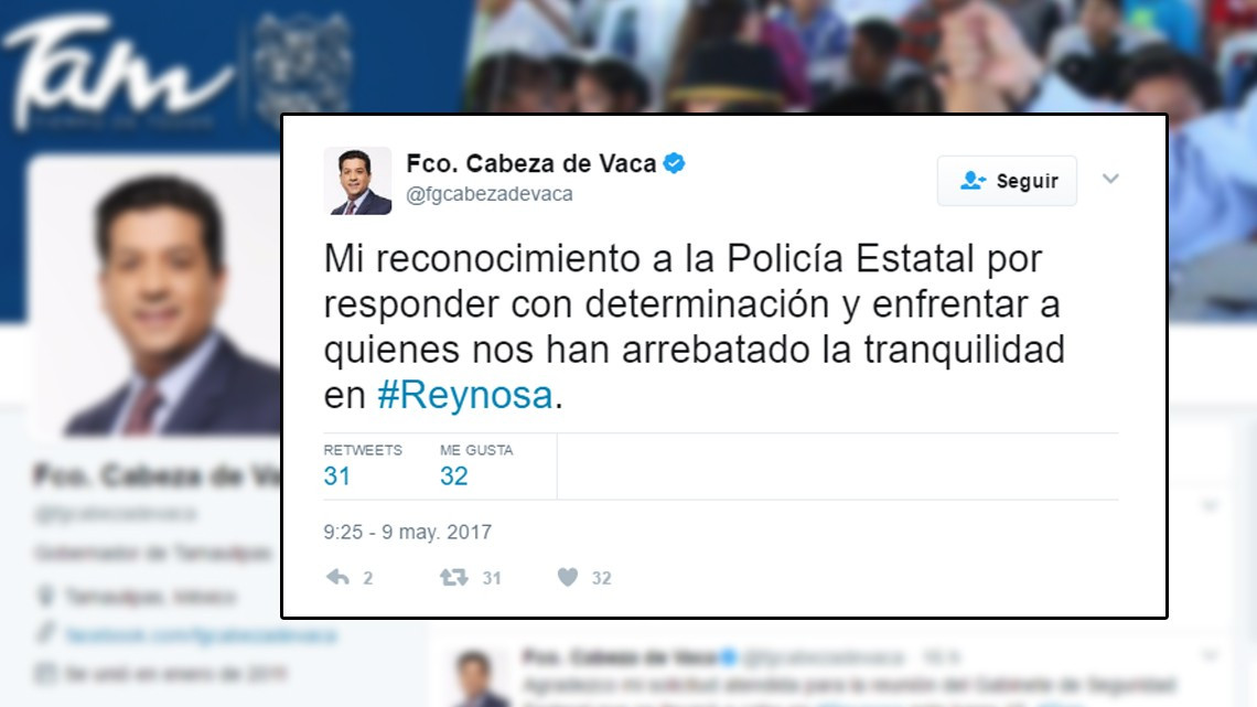 Enfrentamiento en Reynosa deja 3 muertos y 3 heridos