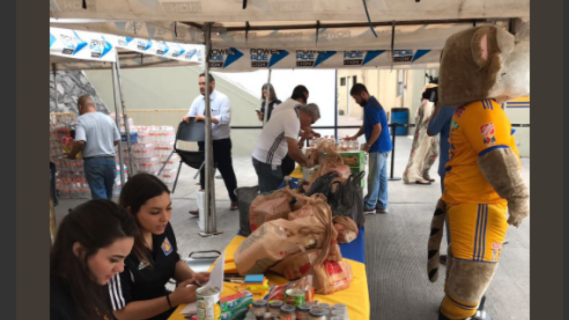 Gremio futbolistico se une en apoyo a afectados