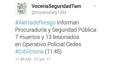 Informa Procuraduría: 7 muertos y 13 lesionados en Operativo Policial en Cedes Victoria