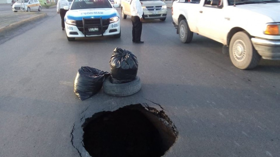 Rehabilitación en caído de carretera a San Fernando