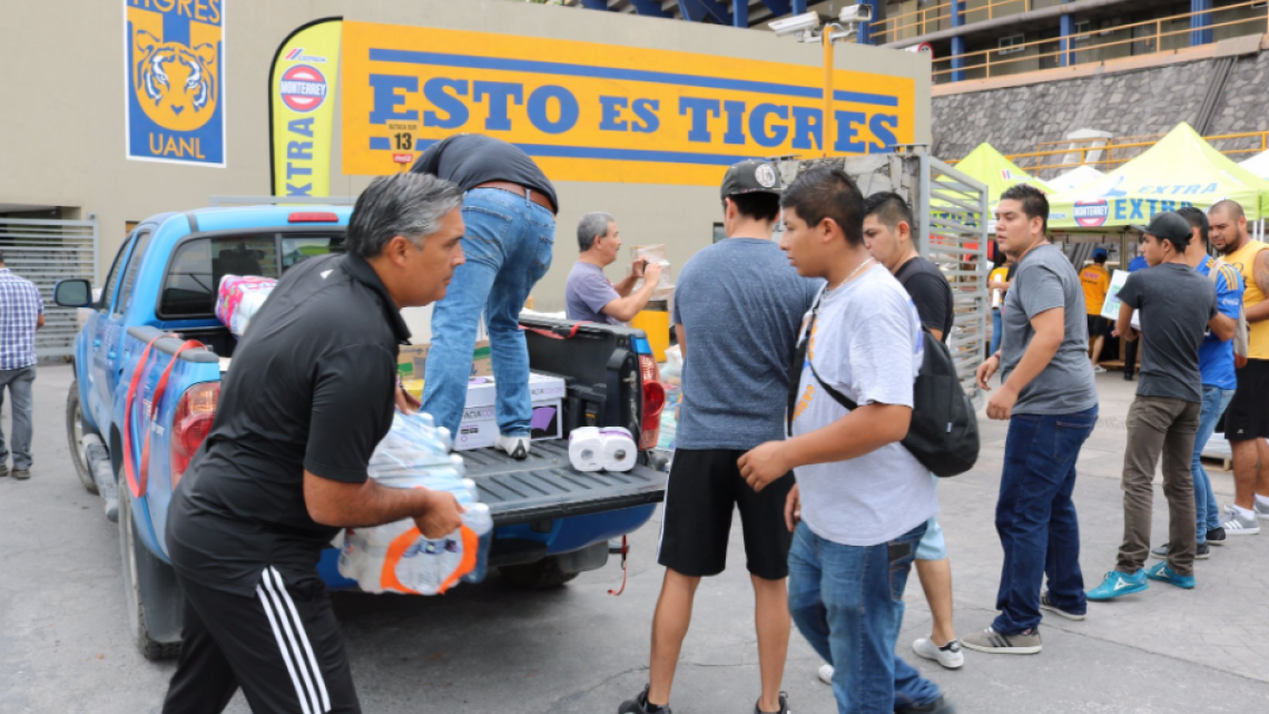 Gremio futbolistico se une en apoyo a afectados
