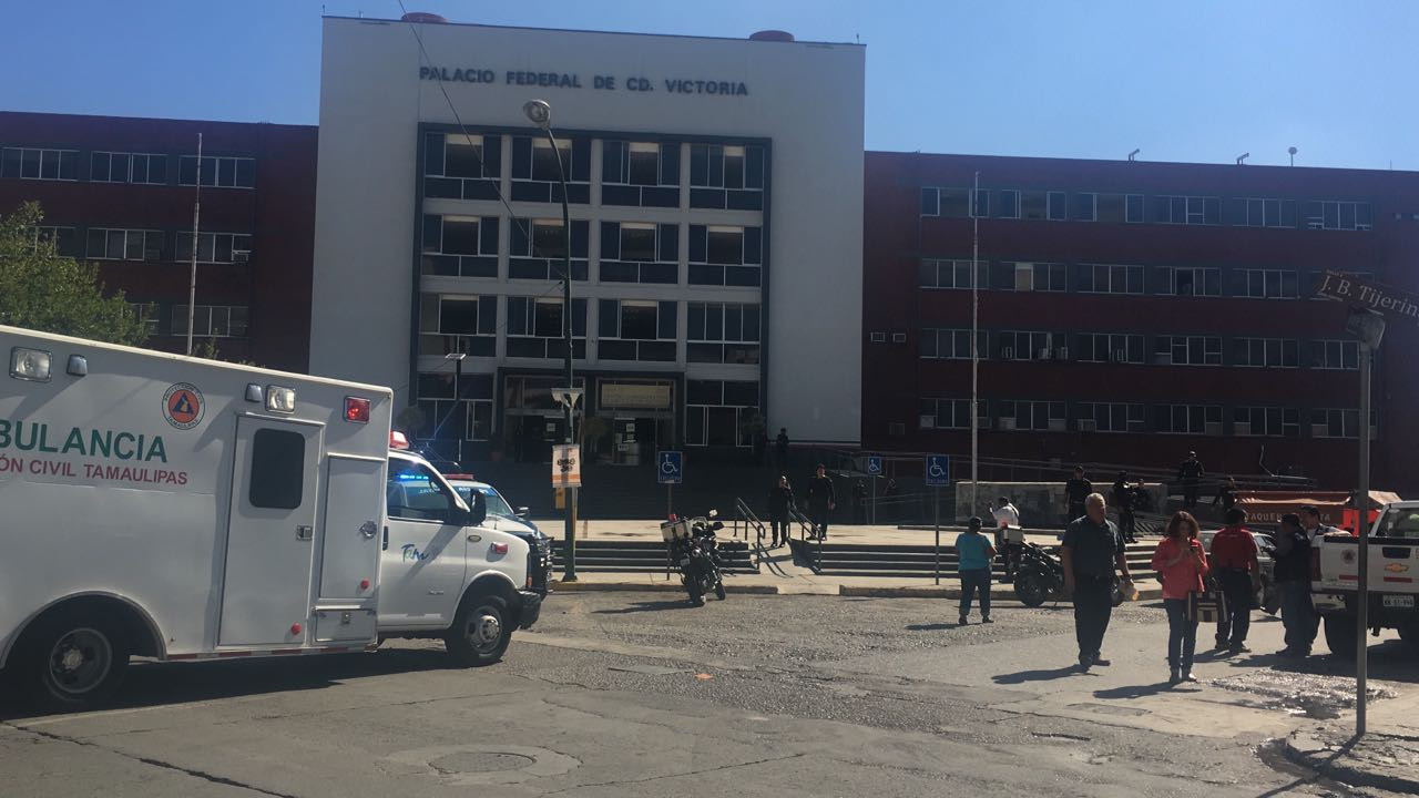 Amenaza de bomba en Palacio Federal de Ciudad Victoria