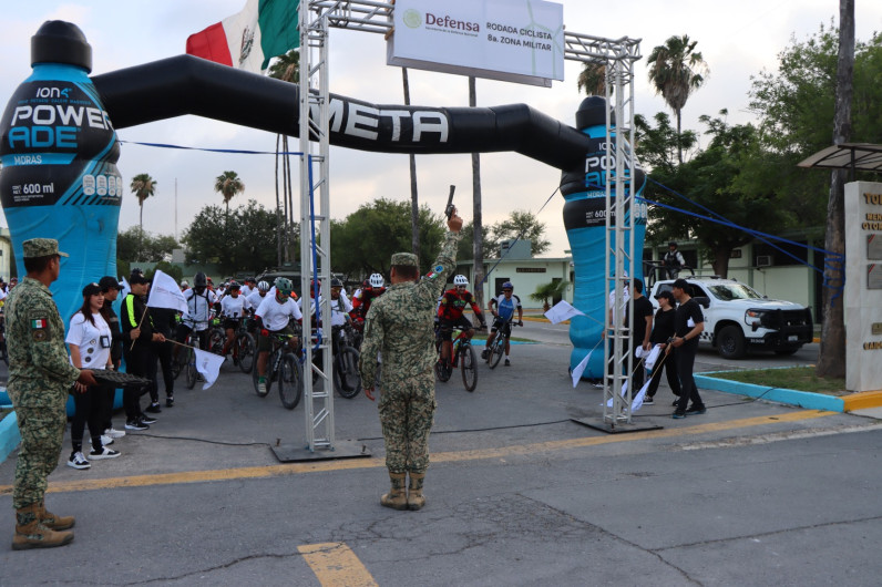 Apoyó Gobierno de Reynosa en Rodada Ciclista SEDENA 2025