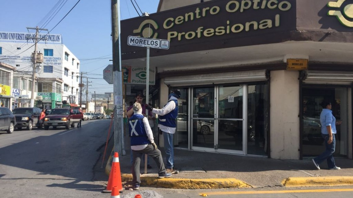 Renuevan nomenclatura en el Centro de Reynosa