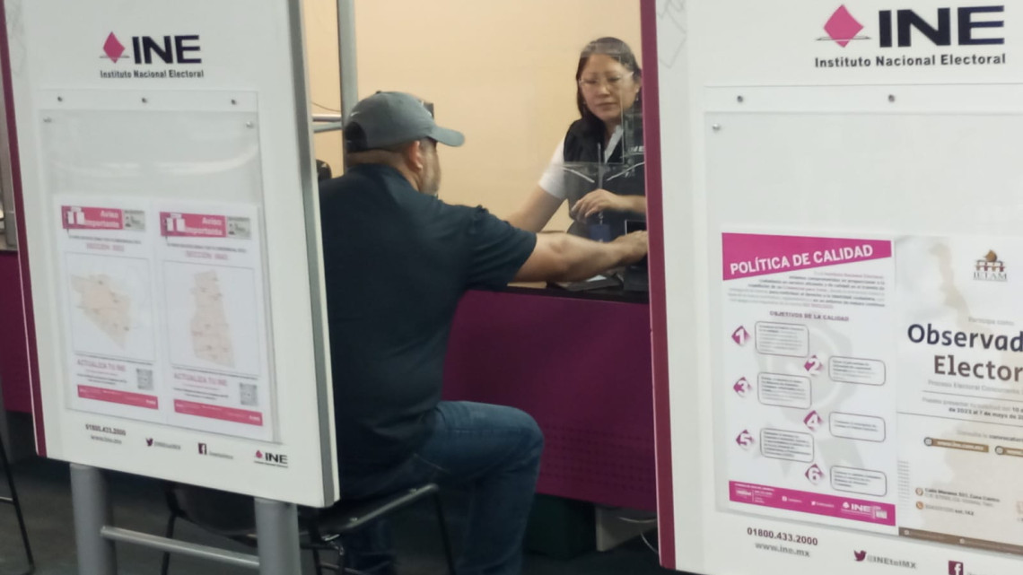 Módulos del INE solo abiertos para reimpresión de credenciales de elector extraviadas