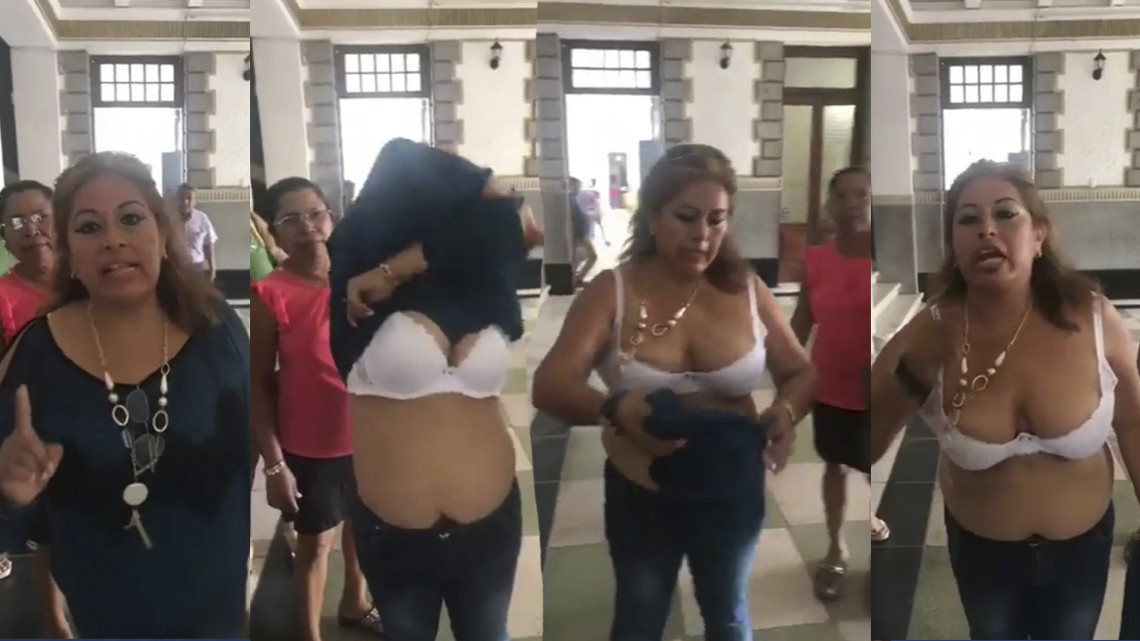 En topless exige a alcaldesa de Tampico su finiquito