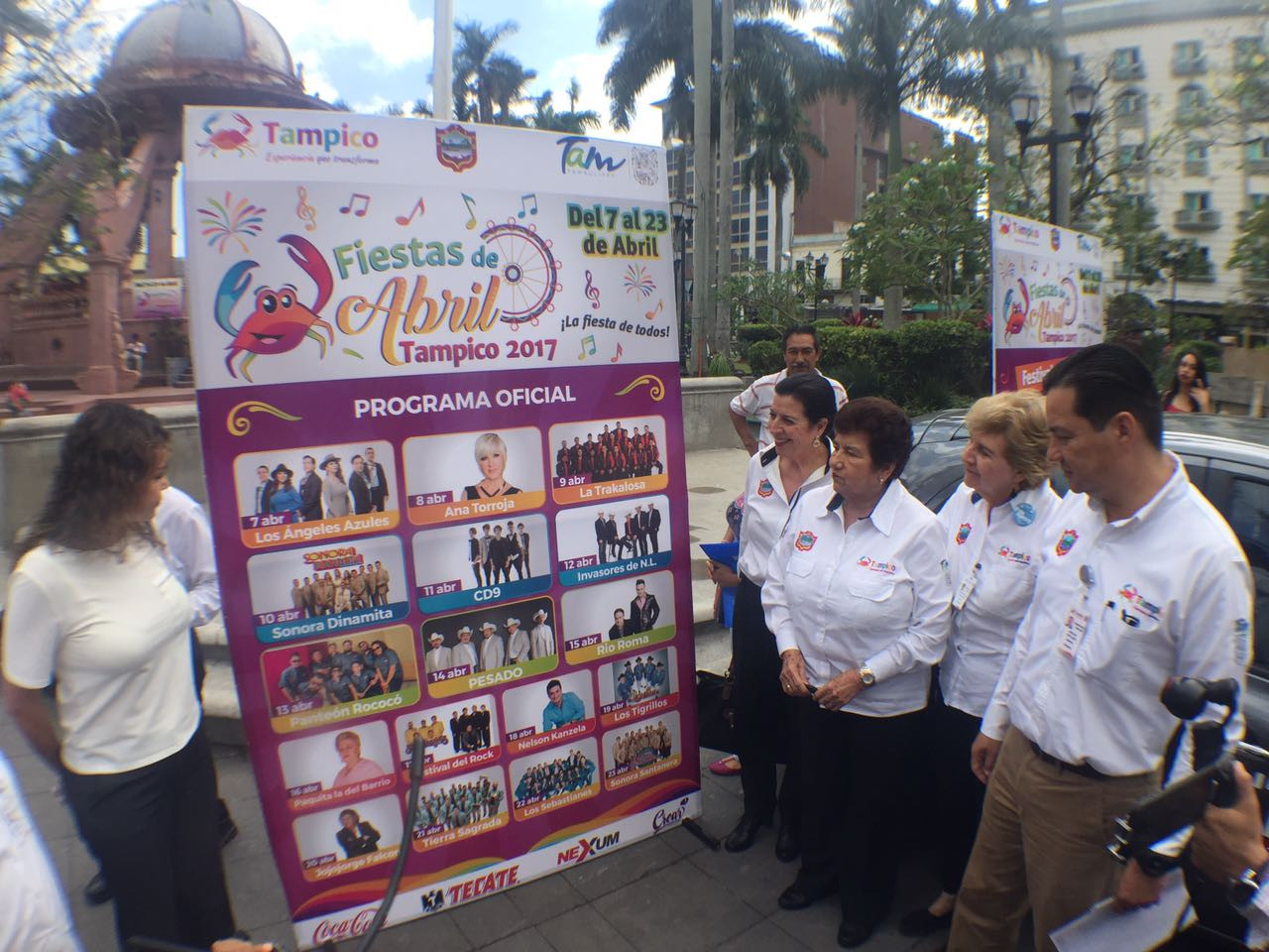 Ángeles Azules, Río Roma, Pesado, presentes en las Fiestas de Abril Tampico 2017