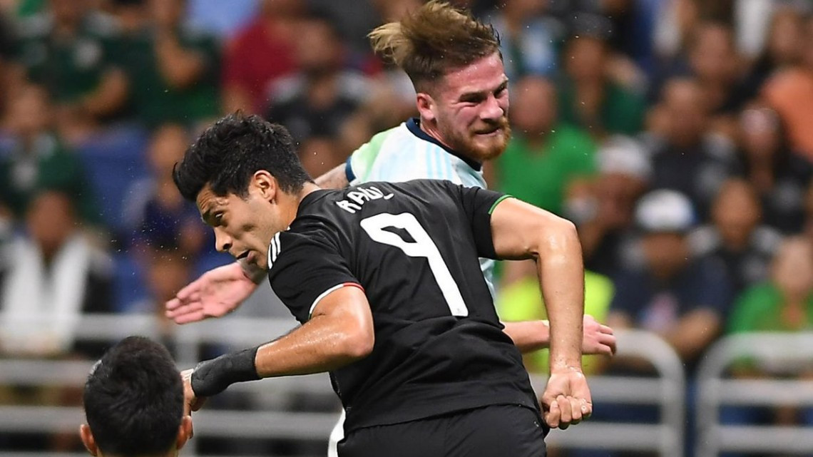 La "amistosa" goleada de Argentina a México