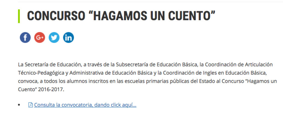 SET invita a alumnos de primaria a participar en "Hagamos un Cuento"