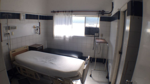 Truena protesta de trabajadores del hospital civil de Madero