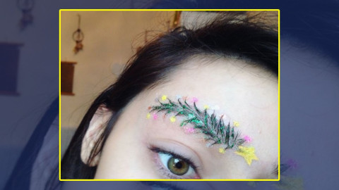 El espíritu navideño llegó a tus cejas