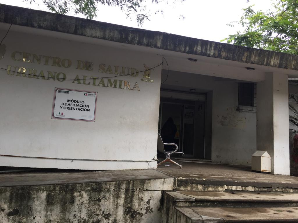Serias fallas en la infraestructura del centro de salud de Altamira