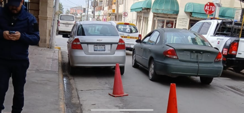 Exhorta Tránsito y Vialidad de Reynosa a no bloquear estacionamiento público