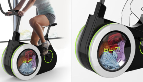 ¿Bici-lavadora? Ahora podrás estar saludable mientras lavas tu ropa