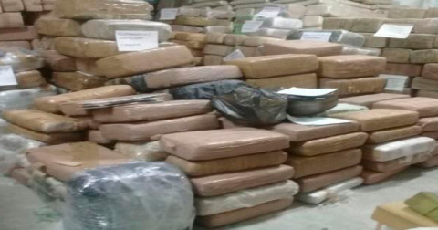 Aseguran mariguana en Camargo