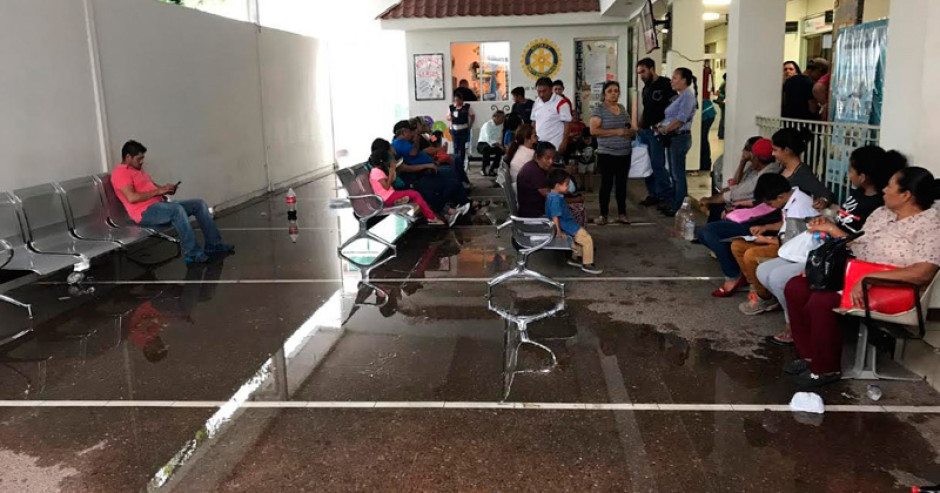 Deja 'Franklin' inundado Hospital Civil de Victoria