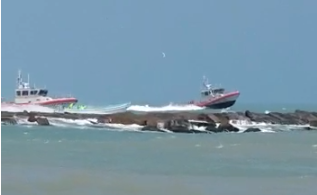 Persecución de lancha con droga en Isla del Padre   