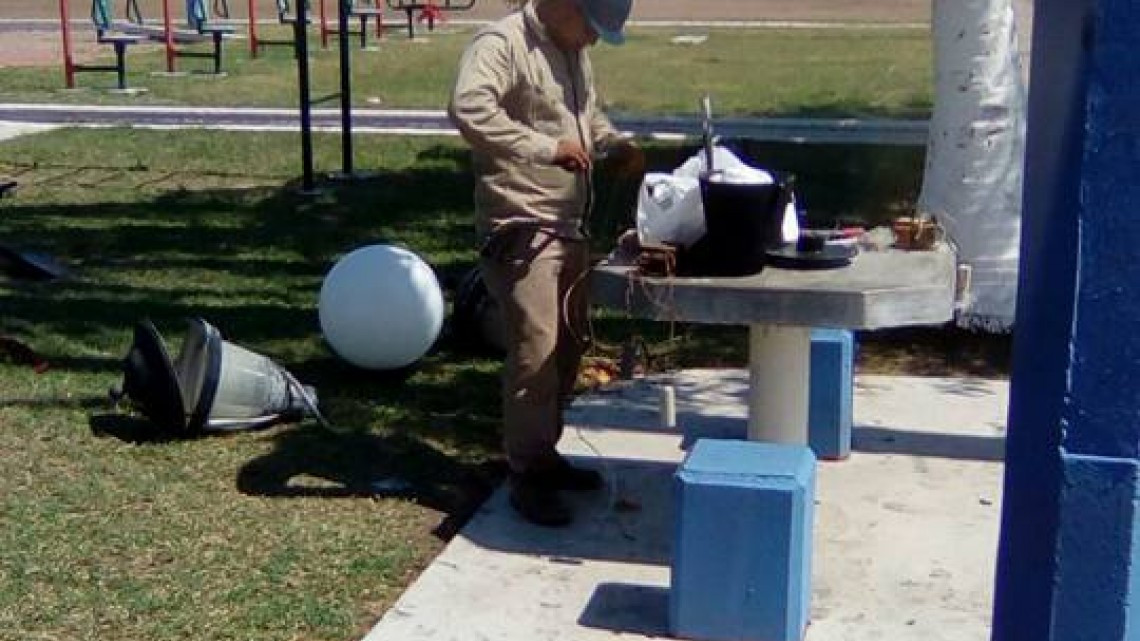 Realizan trabajos de reparación y limpieza en Madero