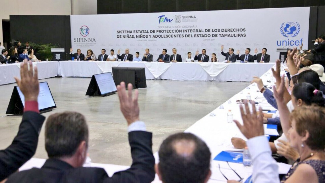 Gobernador refrenda su compromiso a niños y jóvenes de Tamaulipas