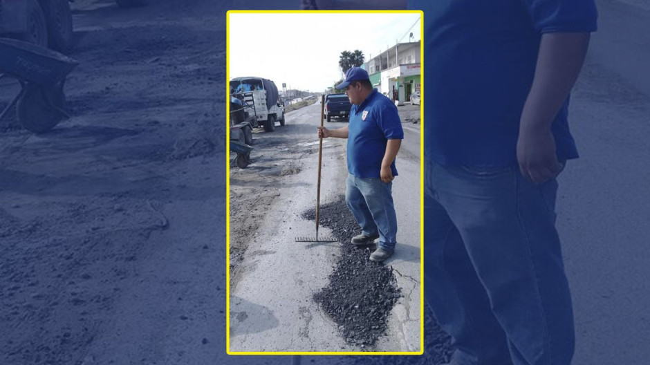 CSPP realiza labores de bacheo