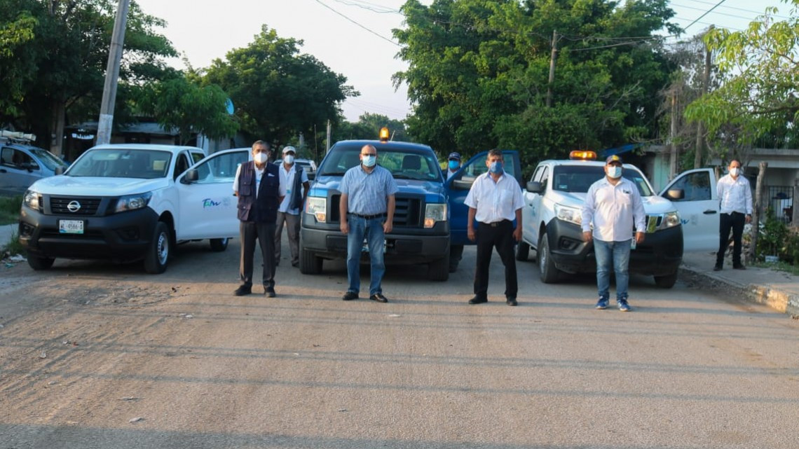 Gobierno de Altamira y Secretaría de Salud fumigan sectores Francisco Villa, Río Tamiahua y Esteros