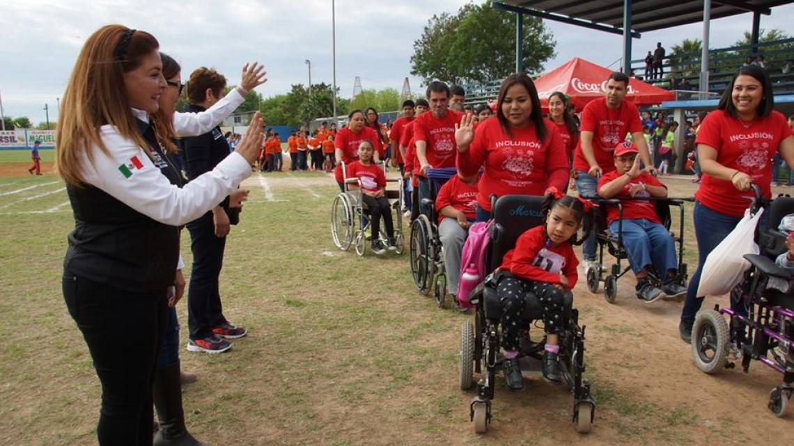  Inaugura alcaldesa Mini-Olimpiada de educación especial