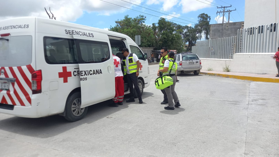 Trasladan vía aérea al Hospital de Victoria a víctima de quemaduras