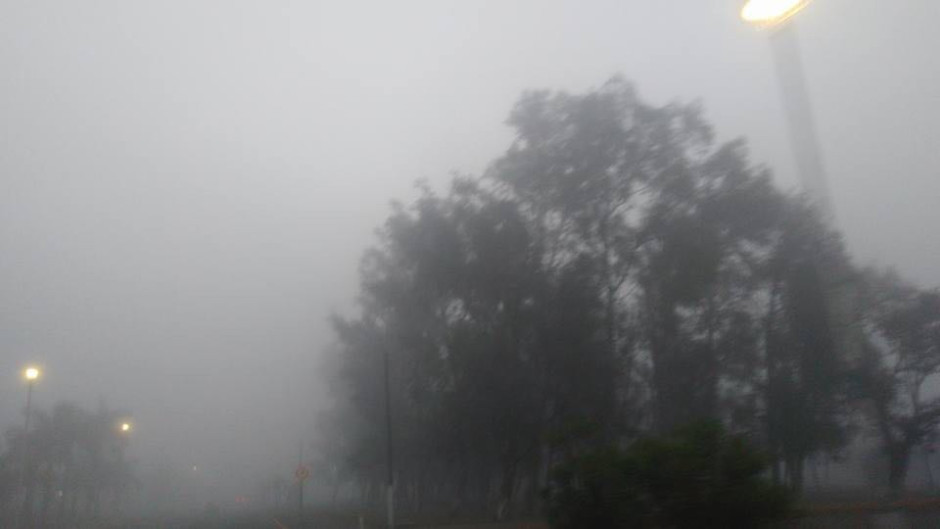 Amanece Tampico entre densa neblina