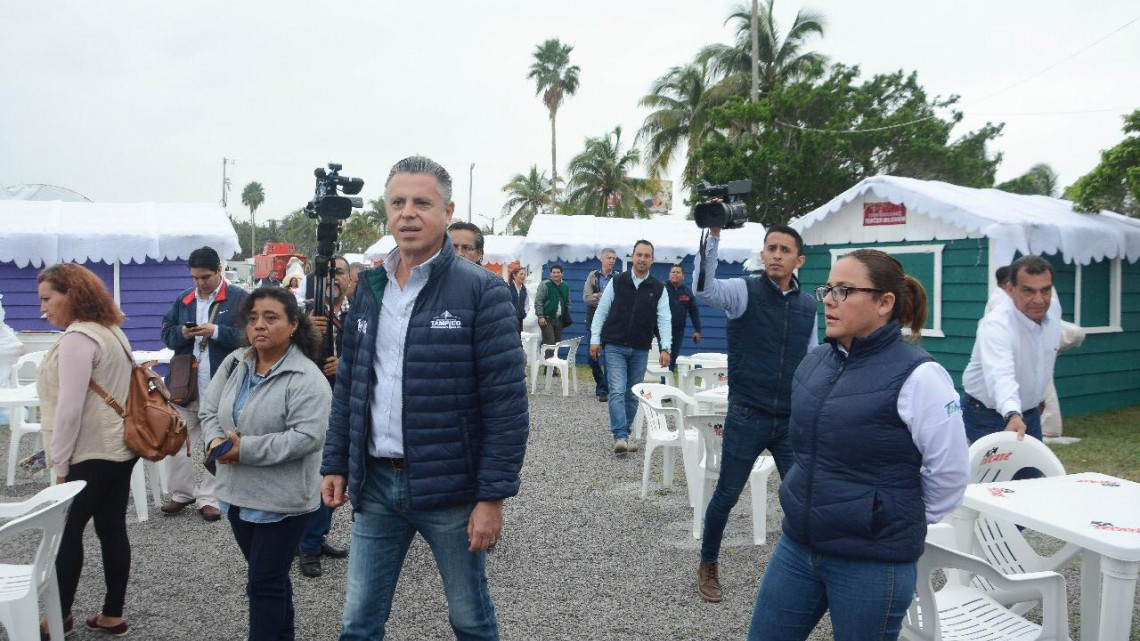 Todo listo para celebrar la Navidad en Tampico