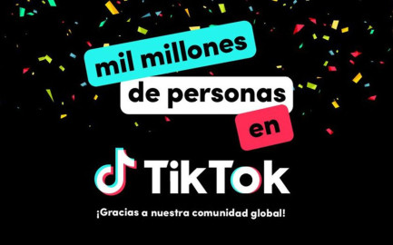 TikTok ya alcanzó los mil millones de usuarios en todo el mundo