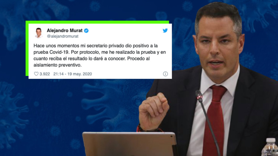 Alejandro Murat se realiza la prueba de coronavirus
