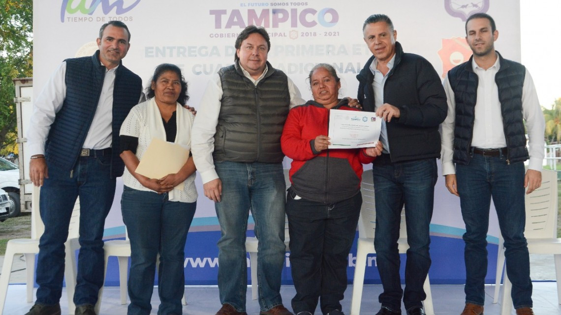 Entregan 132 Cuartos Adicionales a Familias Vulnerables de Tampico