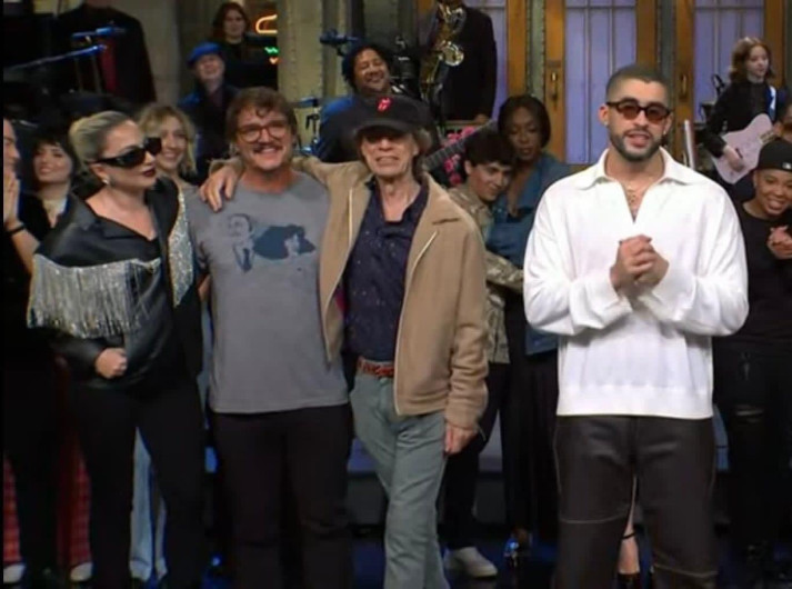 Bad Bunny triunfa a lado de Lady Gaga, Mick Jagger y Pedro Pascal.