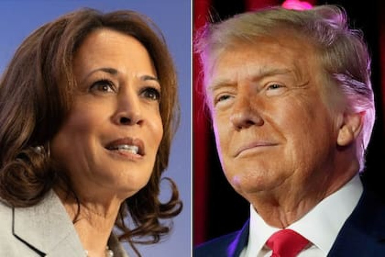 Trump afirma que le será más fácil ganarle las elecciones a Kamala Harris 