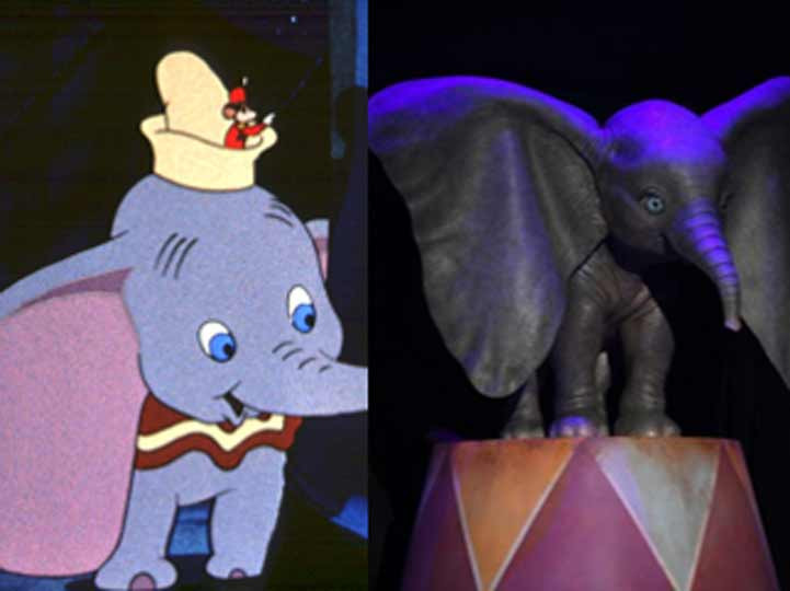 Revelan la imagen de Dumbo en acción real de Tim Burton