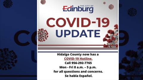 Abren línea directa por coronavirus en Edinburg