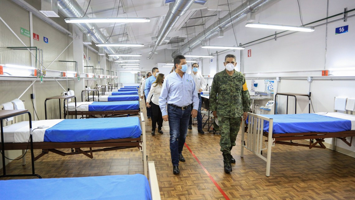 Entrega Gobierno de Tamaulipas 8 hospitales COVID-19.