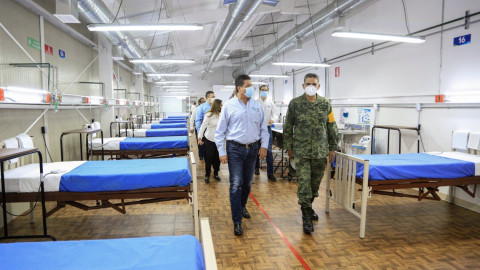 Entrega Gobierno de Tamaulipas 8 hospitales COVID-19.