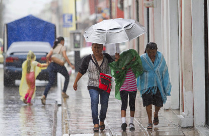 Prevén fuertes lluvias en varios estados del país 