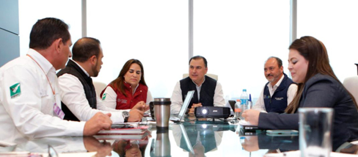 Primera reunión de trabajo, unión entre el gobierno estatal y federal