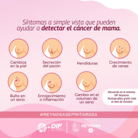 Invita DIF Reynosa a las mujeres a aprovechar la Campaña de Prevención de Cáncer de Mama