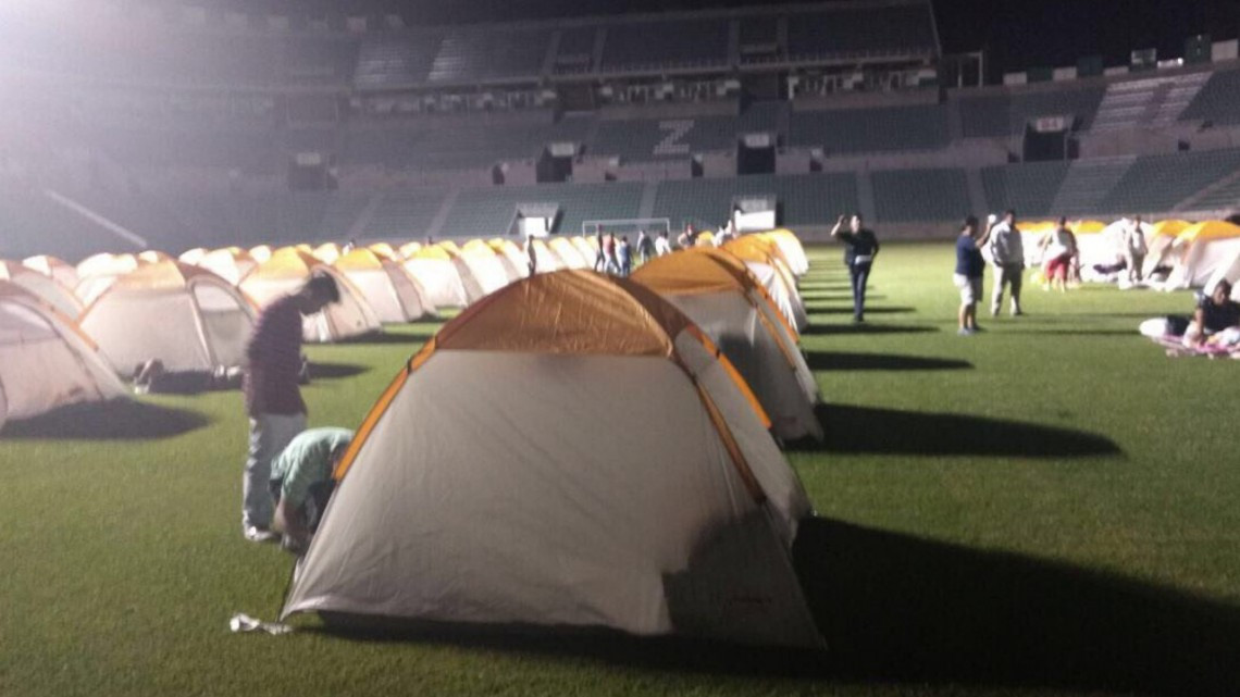 Habilitan al estadio “Coruco Díaz” como albergue