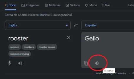  Google Traductor se vuelve viral tras la graciosa pronunciación de la palabra "galló" 
