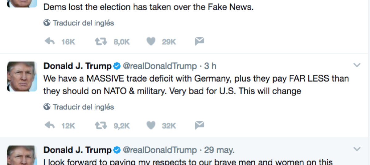 Critica Trump a Alemania