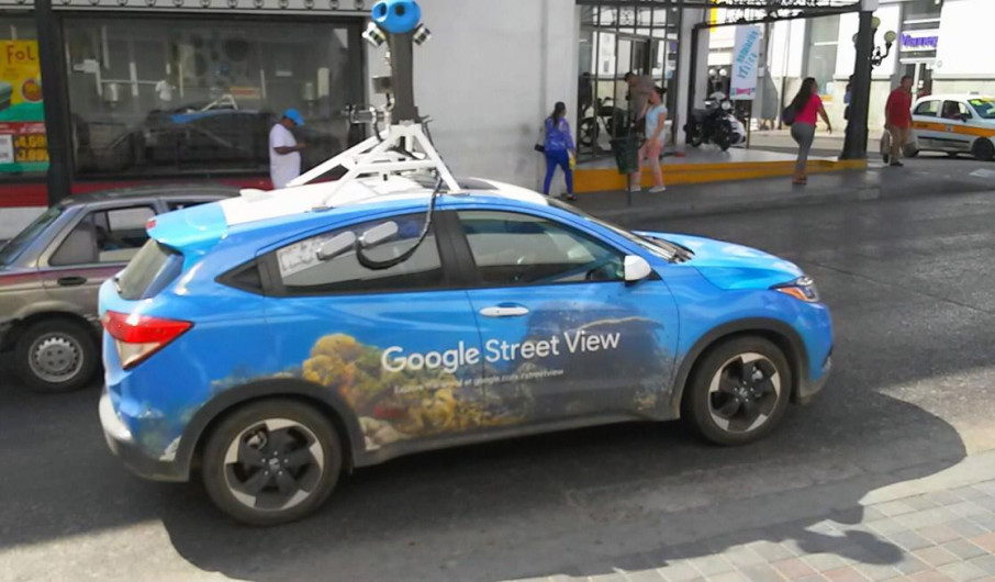 Vehículo de Google recorre Tampico