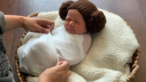 Hospitales visten a recién nacidos de personajes de Star Wars