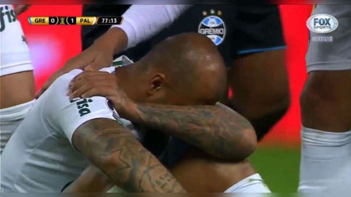 El llanto desconsolado de Felipe Melo en la Libertadores